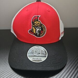 NEW Reebok Adjustable NHL Ottawa Senators Red/Black/White Embroidered Hat